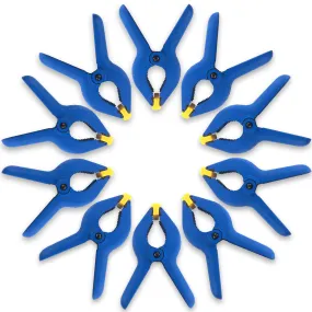 10-Piece Set Nylon Reinforced Spring Clamps with Non-Marring Swivel Pads