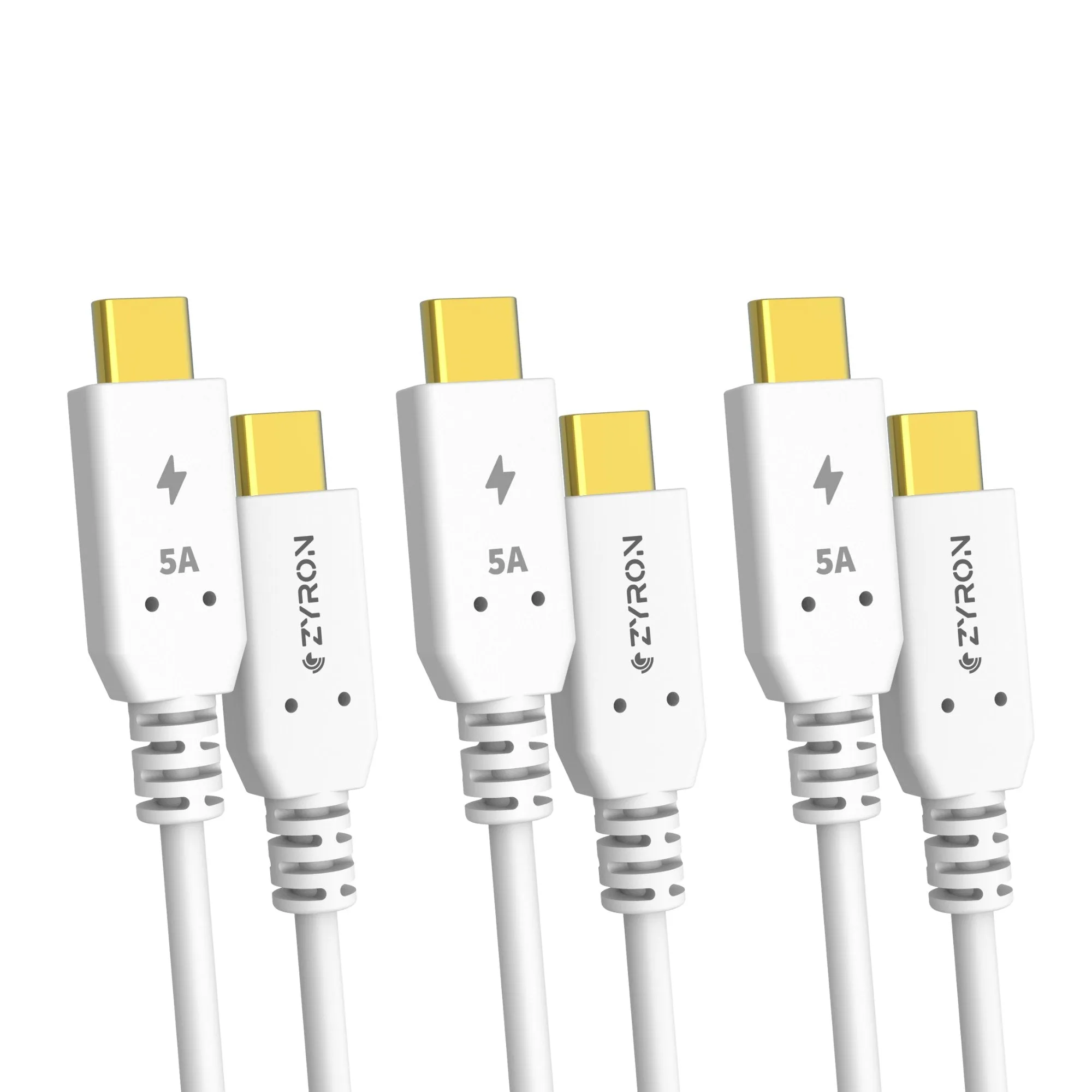 100W USB-C Cable, USB-IF Certified [Pack of 3]