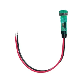12V LED Assembly with 8.5mm Holder - Green