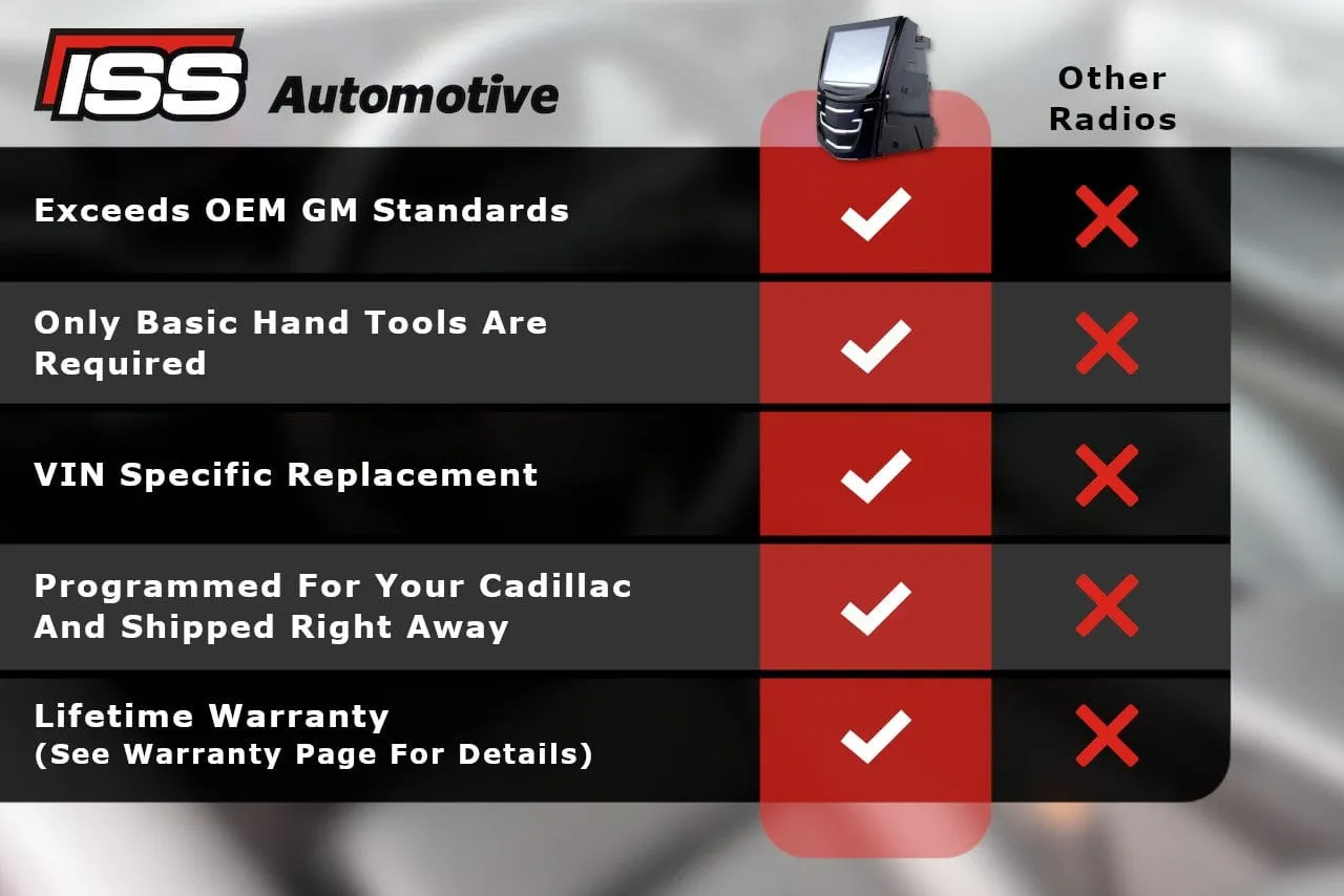 2016 Cadillac Escalade Radio Replacement
