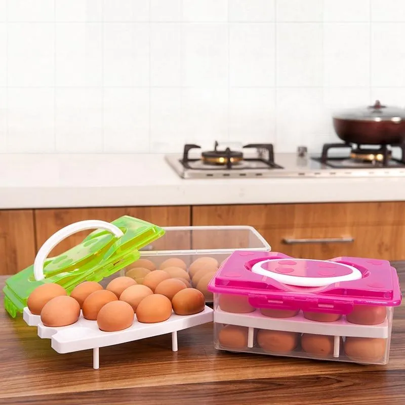 24 Grid Egg Storage Box