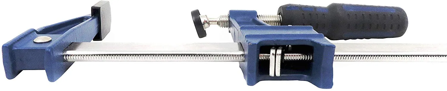 4 Pack 2 Each 6" & 12" Medium Duty F Style Bar Clamps, 2-1/2" Throat 465364 & 465357