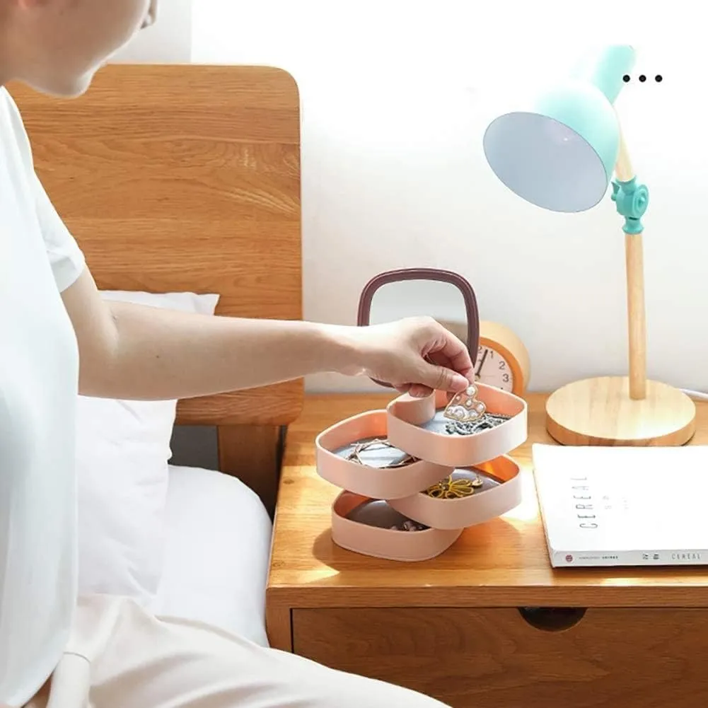 4-Tier Rotating Jewellery Organizer