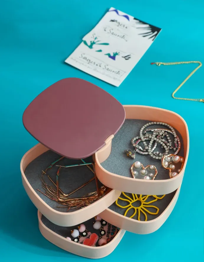 4-Tier Rotating Jewellery Organizer