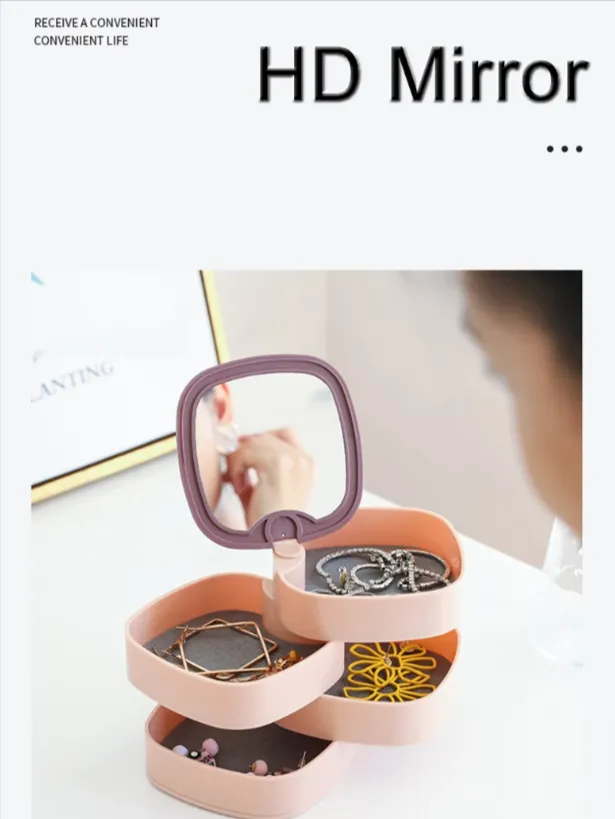 4-Tier Rotating Jewellery Organizer