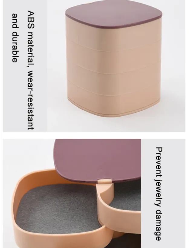 4-Tier Rotating Jewellery Organizer
