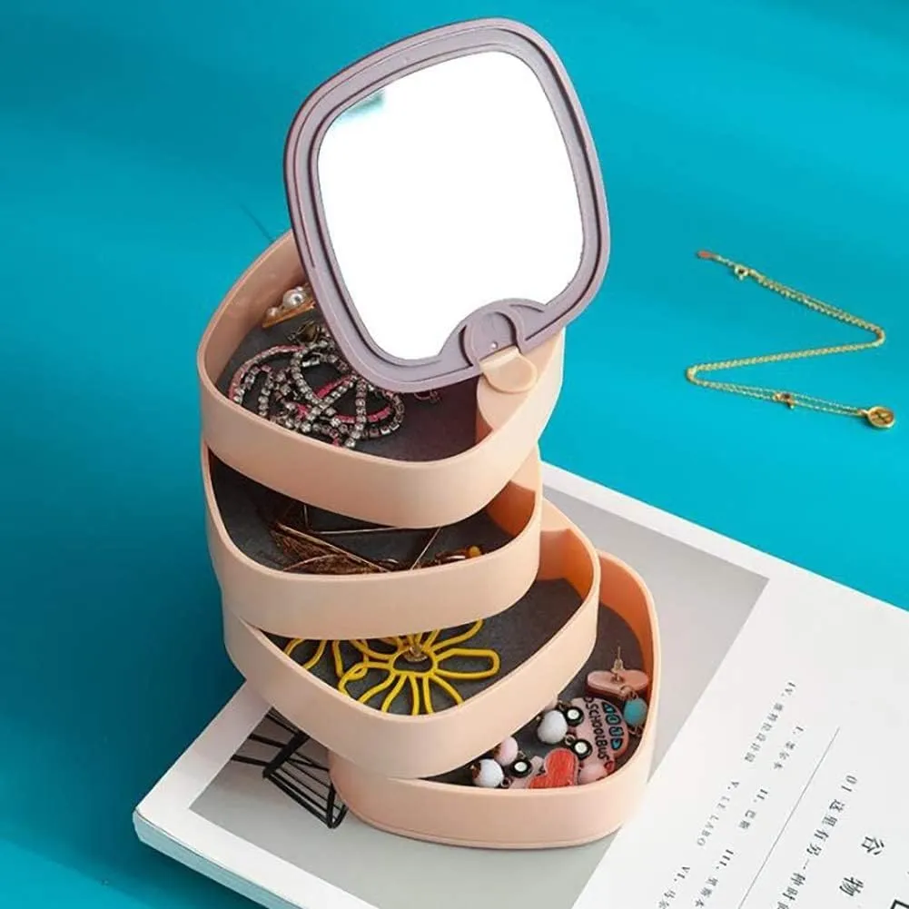 4-Tier Rotating Jewellery Organizer