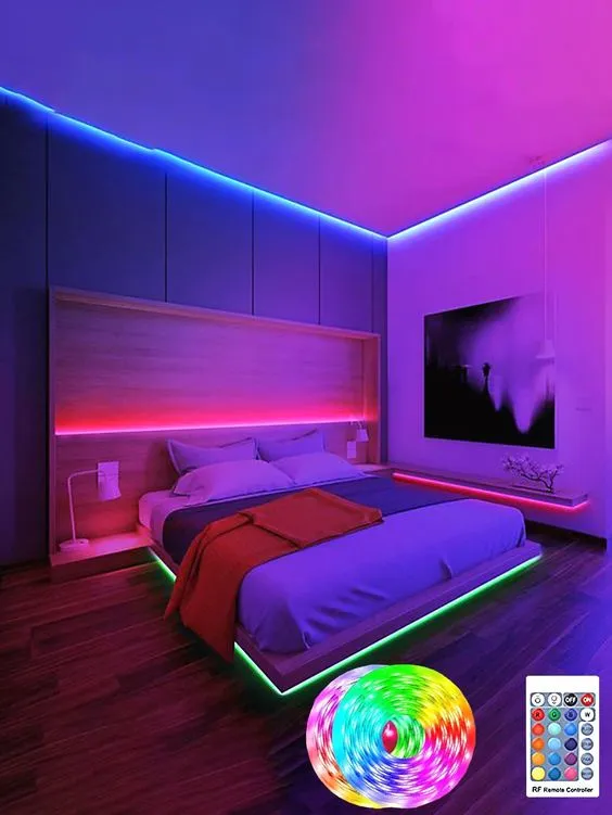 65.6 Ft. Led Smart Strip Lights (Remote & App Control)