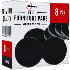 8 Pack Furniture Grippers By  - Furniture Non-Slip Pads 2" Round With 3