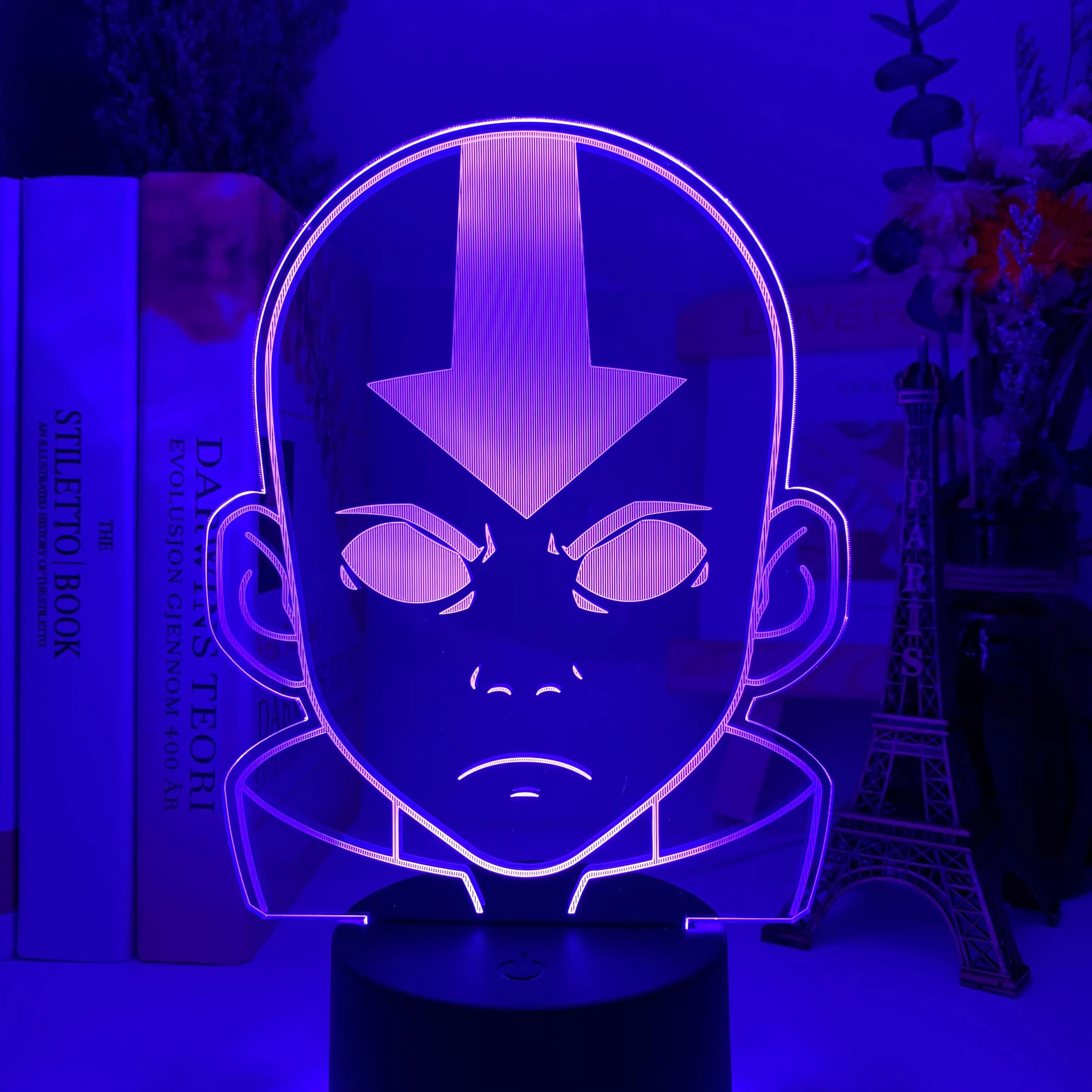 Acrylic LED Night Light Avatar The Last Airbender for Kids Child Bedroom Decor Nightlight The Legend of Aang Figure Desk 3D Lamp