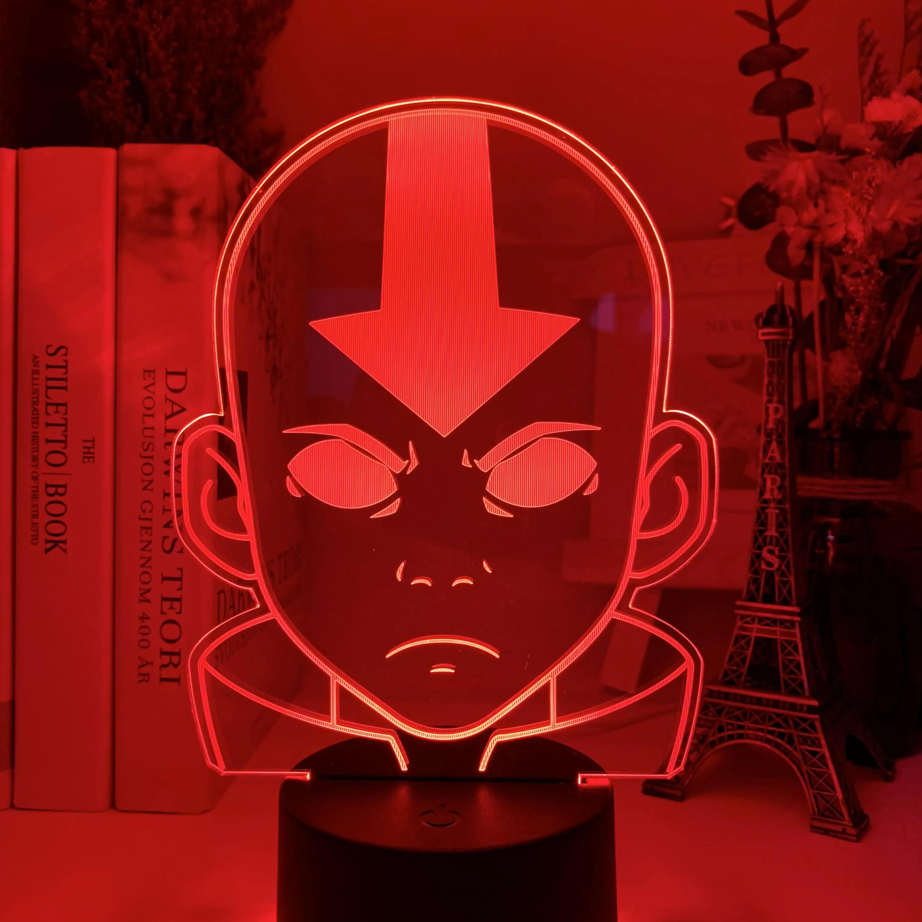 Acrylic LED Night Light Avatar The Last Airbender for Kids Child Bedroom Decor Nightlight The Legend of Aang Figure Desk 3D Lamp
