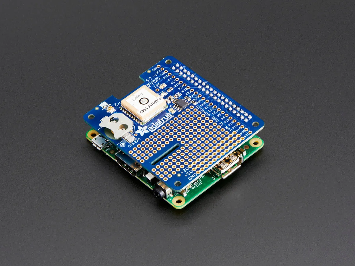 Adafruit Ultimate GPS HAT for Raspberry Pi A /B /Pi 2/3/Pi 4 - Mini Kit