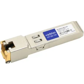 AddOn MRV SFP-SW10-100-R Compatible TAA Compliant 10/100Base-TX SFP Transceiver (Copper, 100m, RJ-45) SFP-SW10-100-R-AO