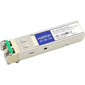 Addon Msa And Taa Compliant 1000Base-Dwdm 100Ghz Sfp Transceiver (Smf, 1528.77Nm, 80Km, Lc, Dom)