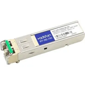 Addon Msa And Taa Compliant 1000Base-Dwdm 100Ghz Sfp Transceiver (Smf, 1561.42Nm, 80Km, Lc, Dom)