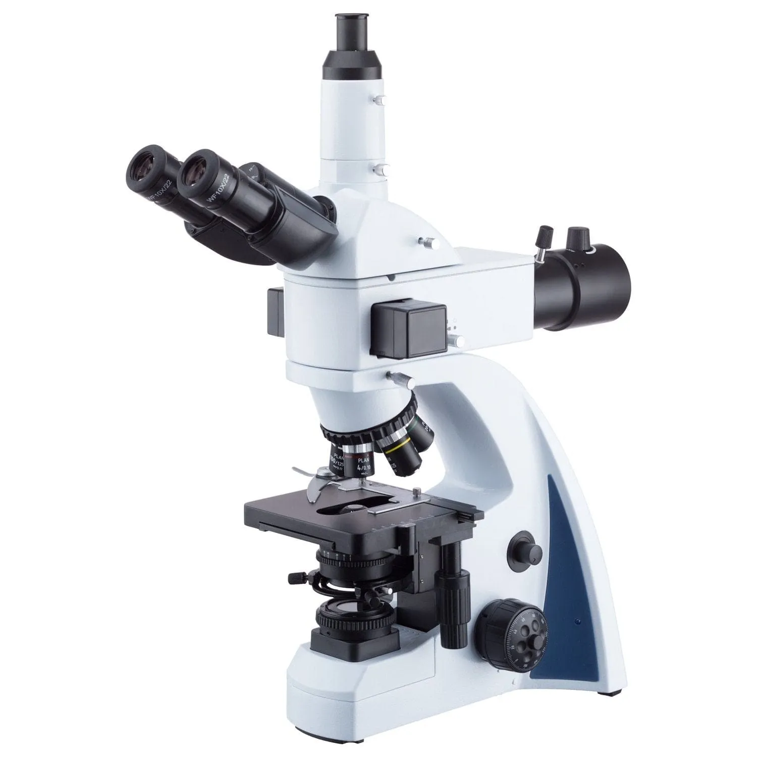 AmScope T670 Series Fluorescence Trinocular Compound Microscope With Blue-band LED