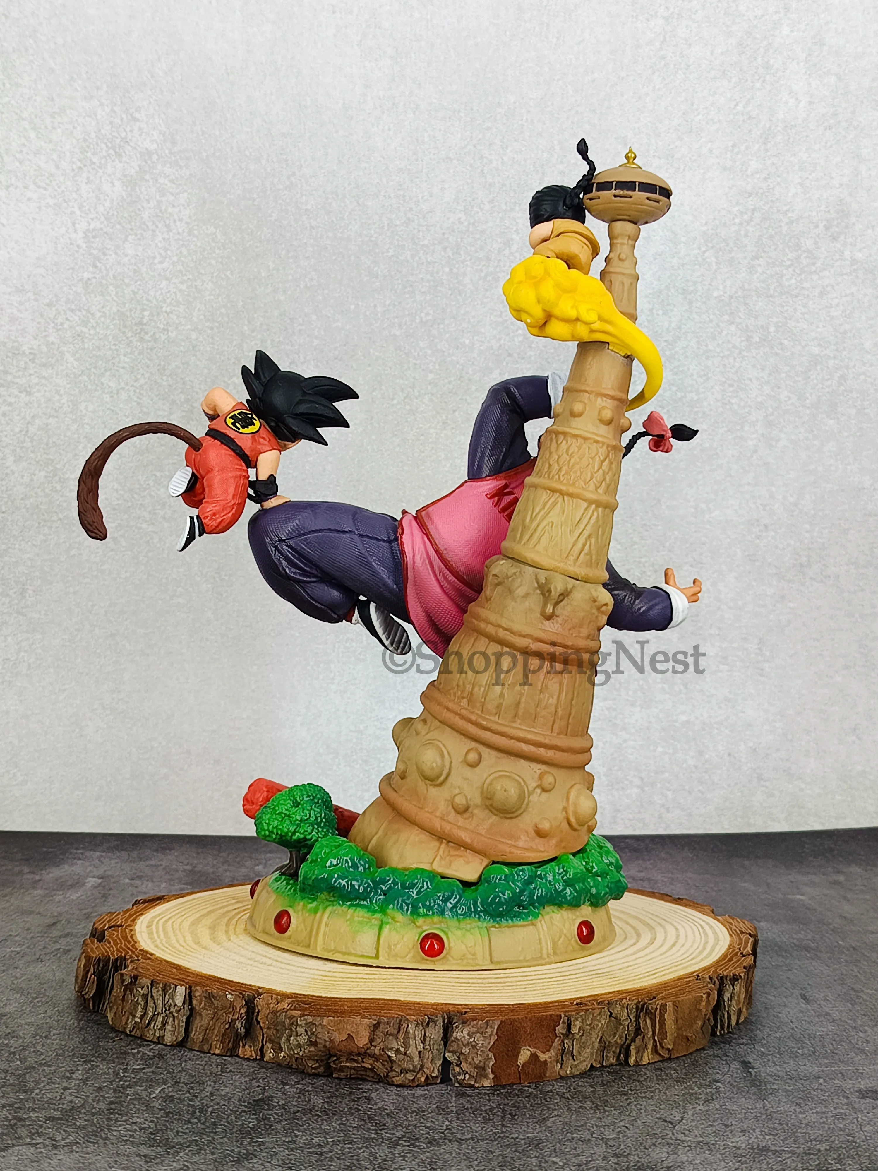Anime Figure Tao Pai Pai Vs Son Goku Action Figure Statue Collection | 27.5 CMS |