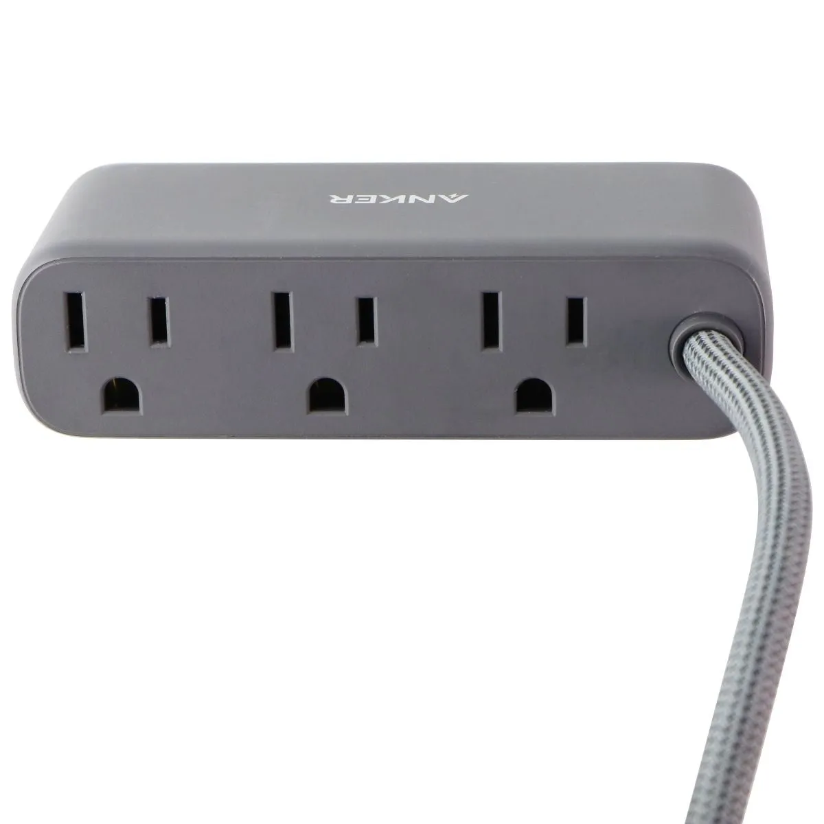 Anker 521 Power Strip with 3 Outlets / 2 USB / 1 (USB-C) - Black (A9139)