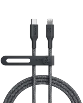 Anker PowerLine 542 USB-C to Lightning (Bio-Nylon) (1.8m/6ft) -Black