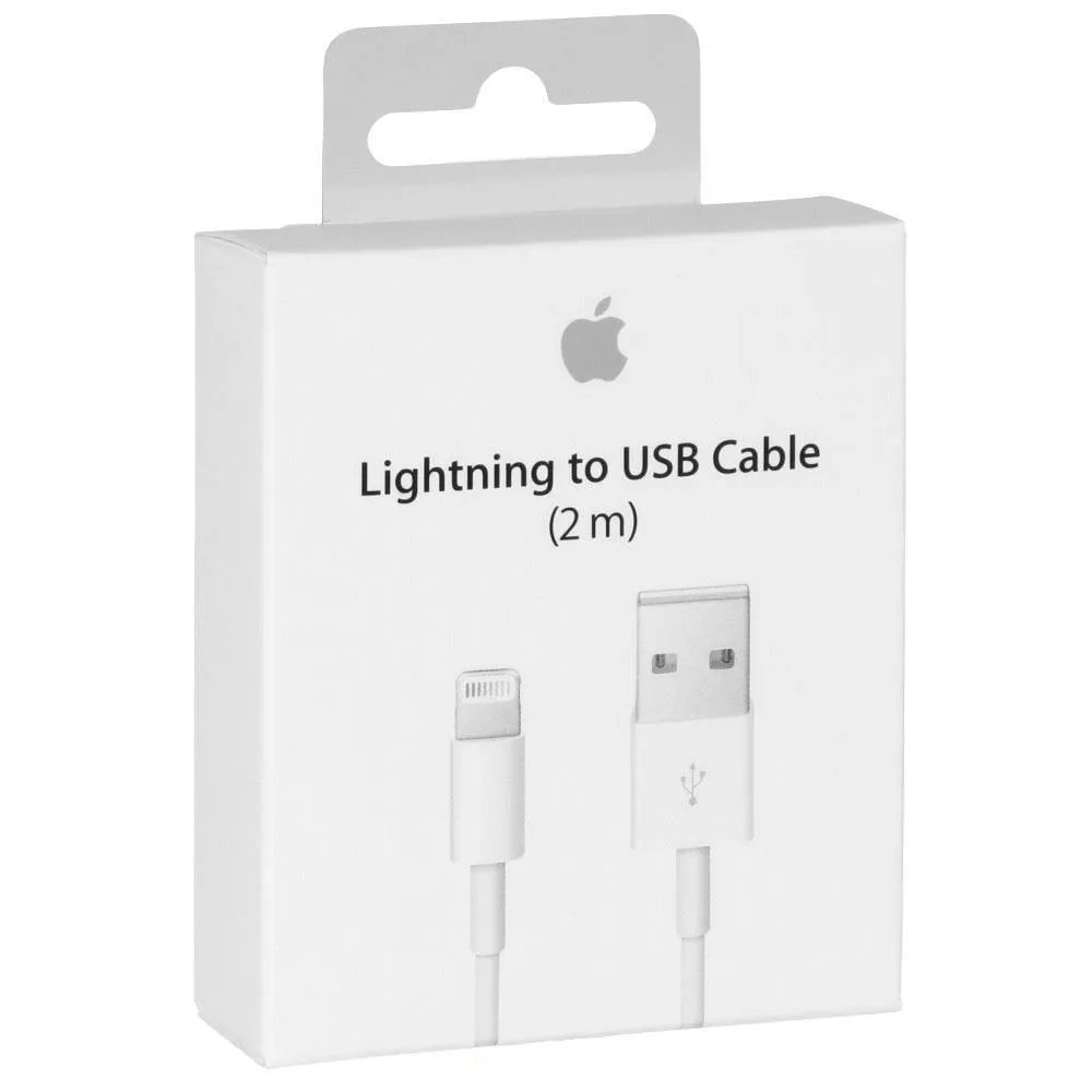 Apple 2.0M Lightning Connector to USB Cable - White | MD819ZM/A