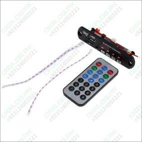 Audio Decoder Tf Module Usb Radio For Car With Bluetooth V3.0 Mp3 Wma
