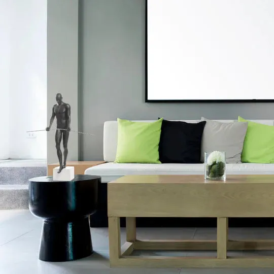 Balance Man Matte Black - Home Decor