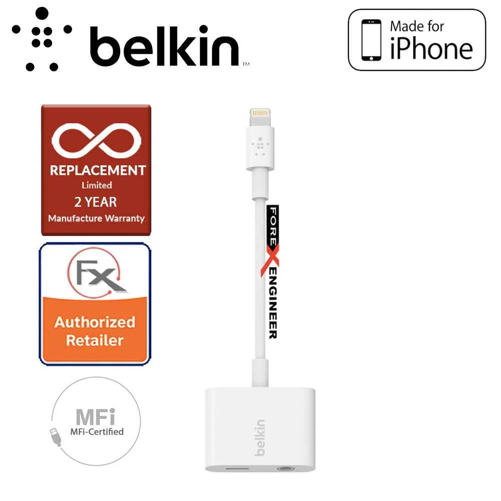 Belkin Lightning Audio   Charge RockStar™ - listen to Headphone or any AUX Audio Cable while charging your iPhone