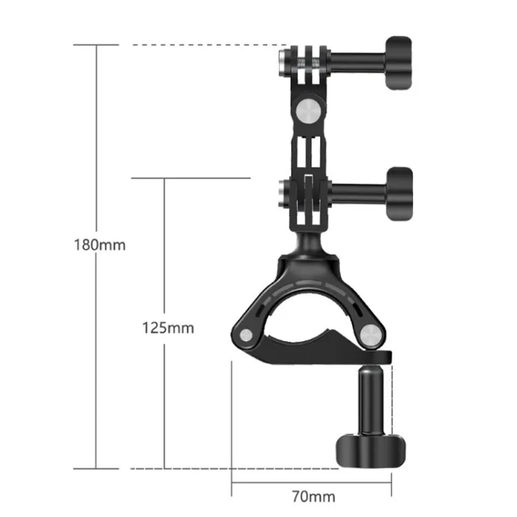 Bike Cycling Bracket Mount for Cell Phone & Sports Camera,Spec: Camera Set