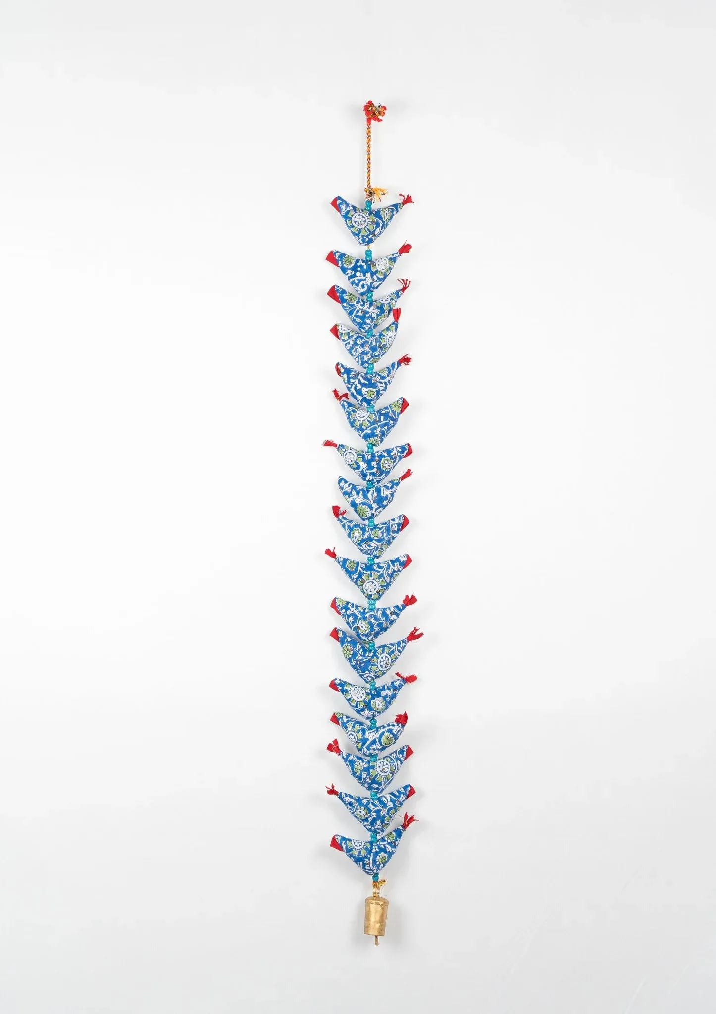 Blue White Bell Tota '17' Big Birds String