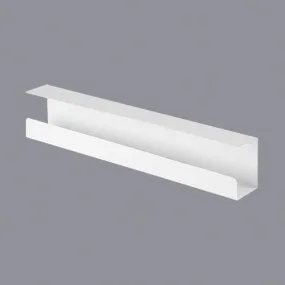 Brateck Under-Desk Cable Tray Organizer Straight cable tray White