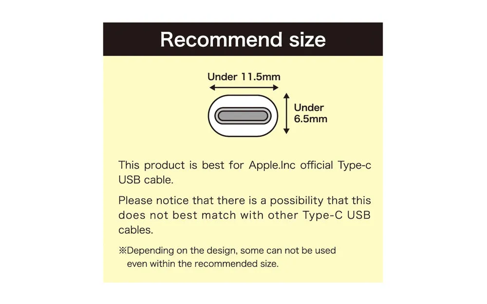 CABLE BITE for Type-C USB