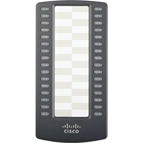 Cisco SPA500S Expansion Module, 32 Programmable LED Buttons, 2 x Auxiliary Ports - SPA500S (Certified Refurbished)