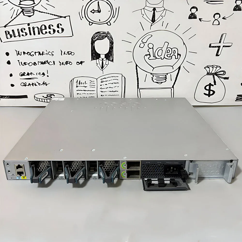 Cisco WS-C3850-24XS-E Managed Rackmount Switch 24 Port Gigabit SFP  (Used)