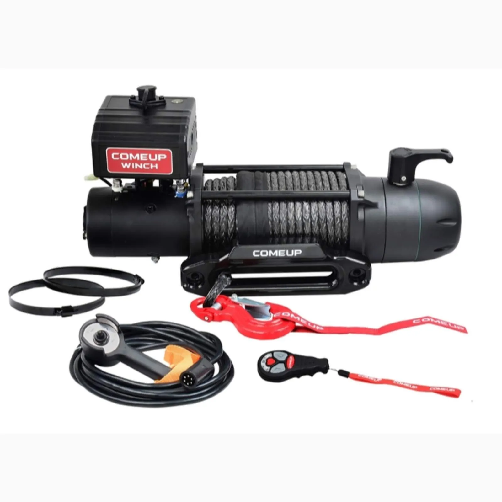 COMEUP SEAL SLIM 12.5RS 12 VOLT WINCH WITH SYNTHETIC ROPE AND WIRELESS REMOTE