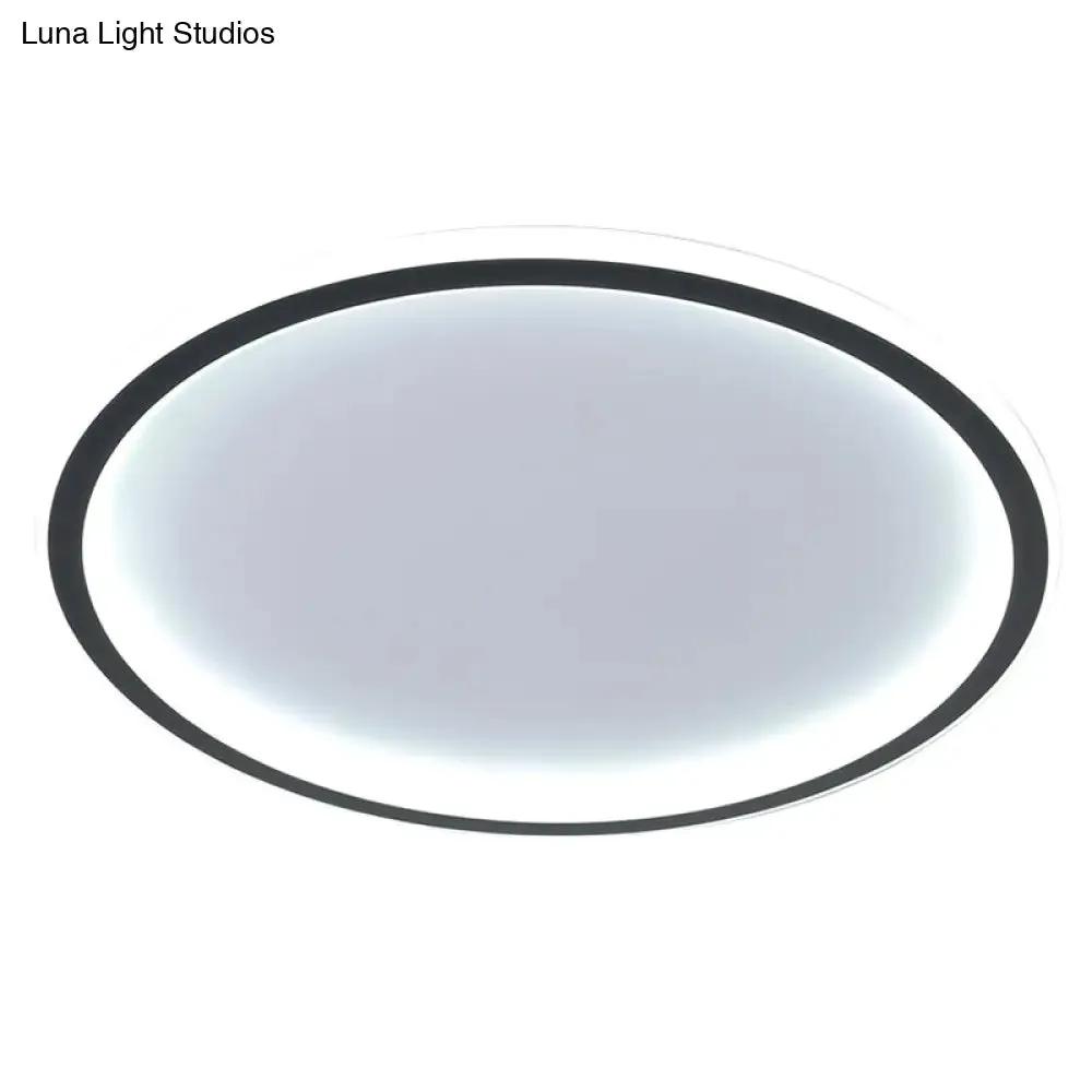 Contemporary Aluminum Flushmount Lights - Stylish Ceiling Fixture for Living Room