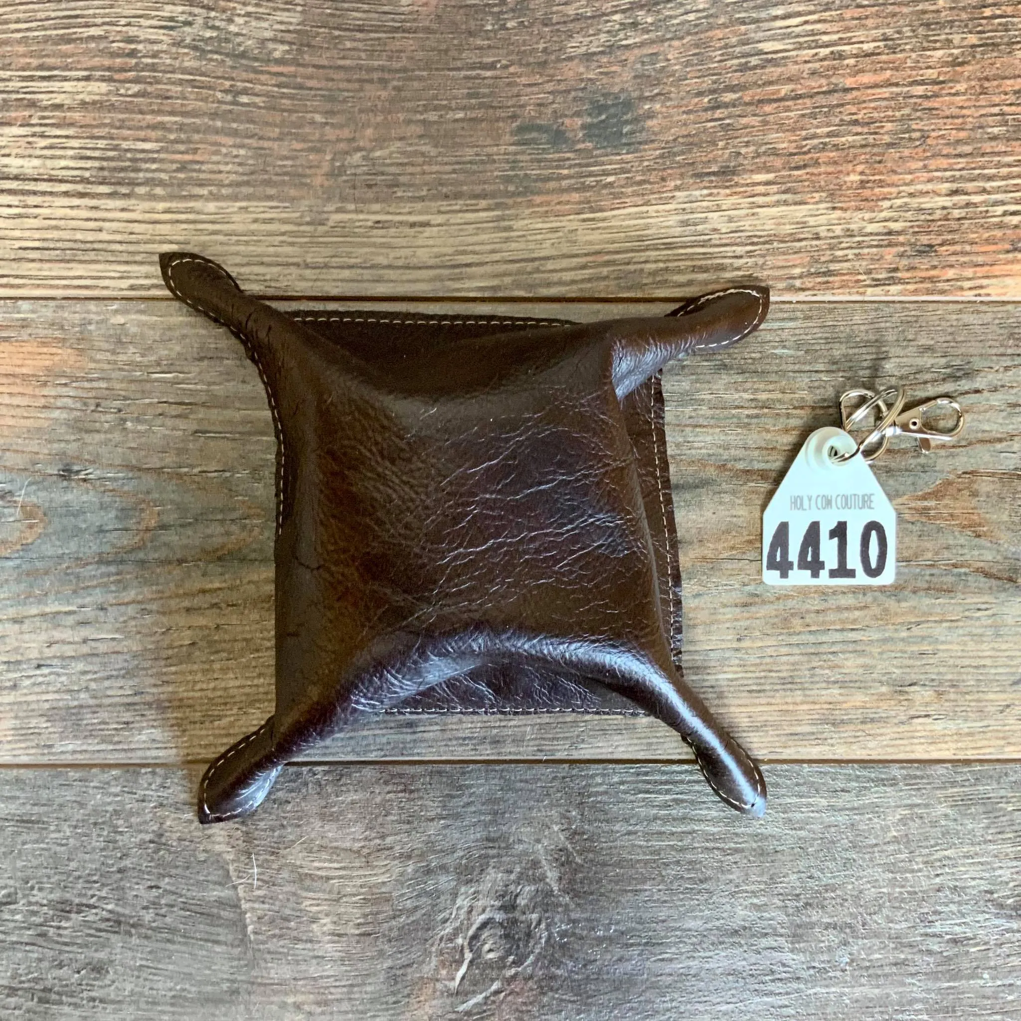 Cowhide Snap Tray - #4410