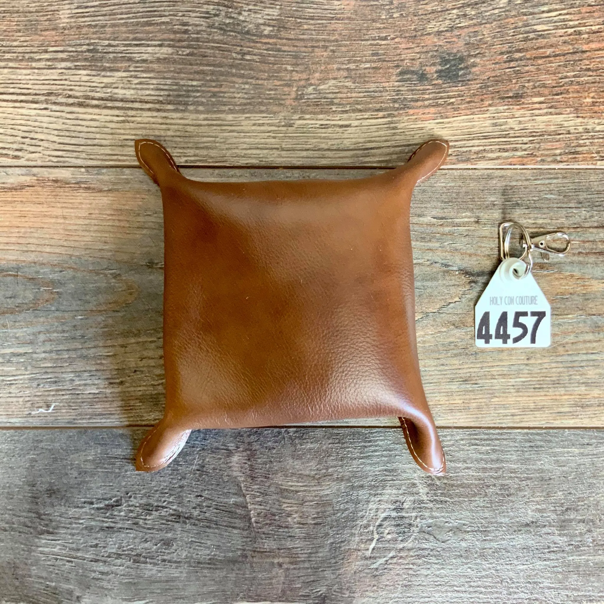Cowhide Snap Tray - #4457