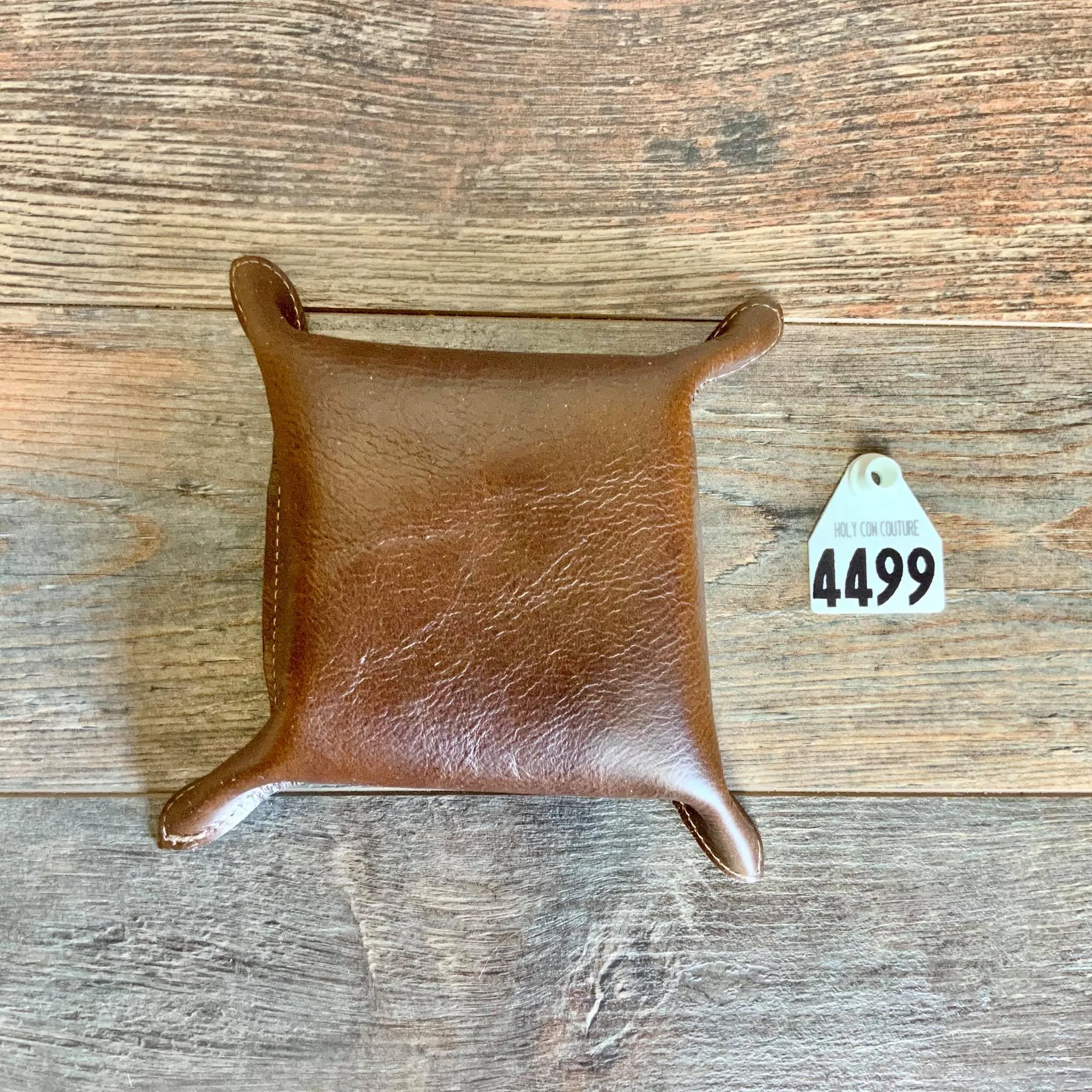 Cowhide Snap Tray - #4499