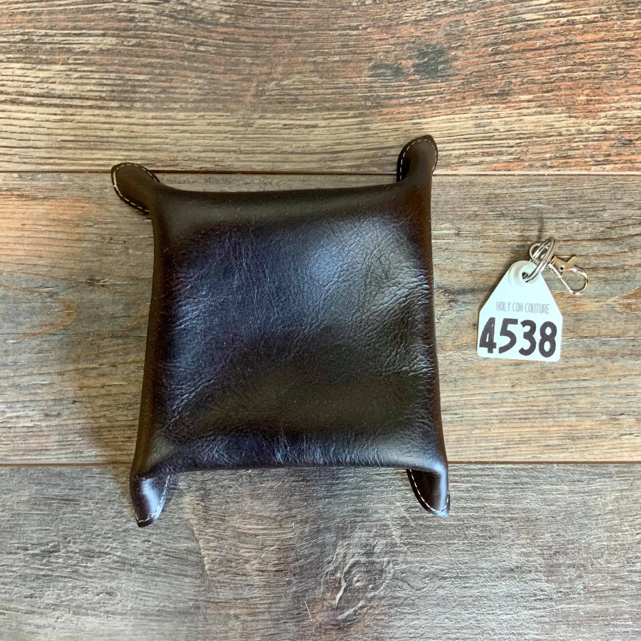 Cowhide Snap Tray - #4538