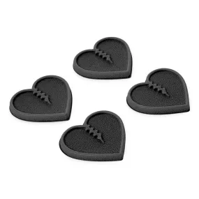 Crab Grab Mini Hearts Stomp Pad - Black