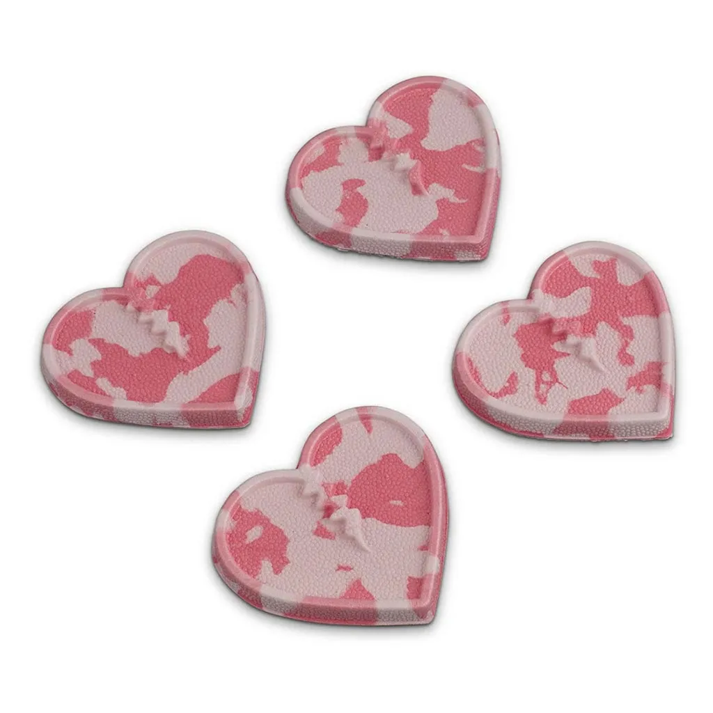 Crab Grab Mini Hearts Stomp Pad - Bubblegum Swirl