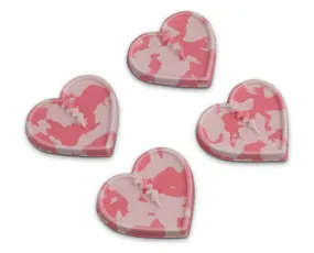 Crab Grab Mini Hearts Stomp Pads 4 Pack Bubblegum Swirl
