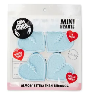 Crab Grab Mini Hearts Stomp Pads 4 Pack Powder Blue
