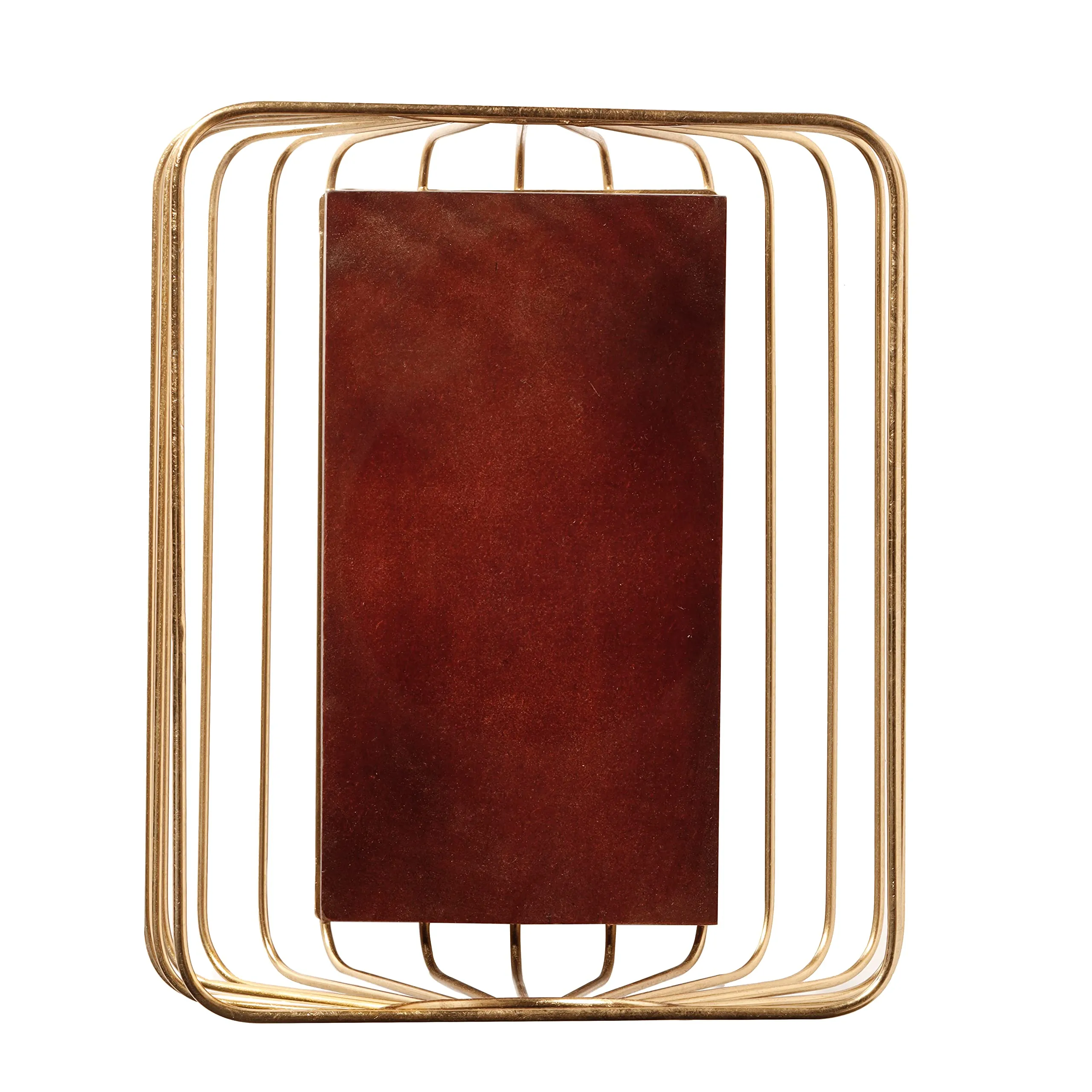 Craft Brio -A TRENDY HANDICRAFTS Round Decorative Mirror Tray 10 inches Dia Gold Plated Round Decorative Glass Mirror for Weeding and Pooja Diwali Gifting (10 X 10 X 2 Inches)