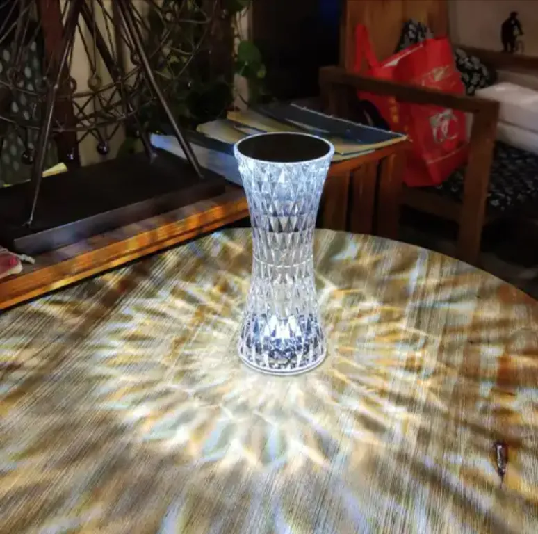 Crystal Three Modes Usb Rechargeable Touch Lamp