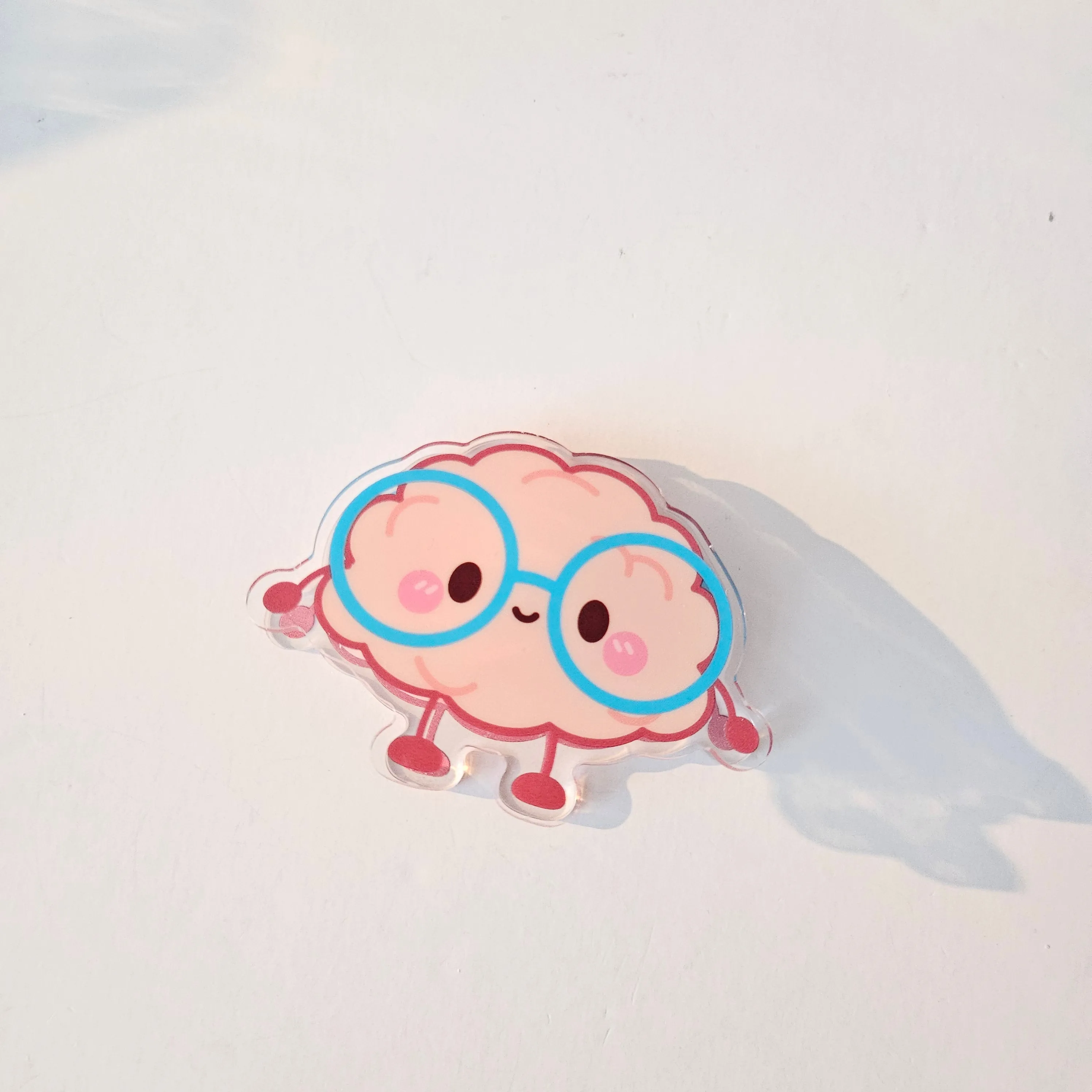 Cute Brain Multi Clip Memo Desk Stand