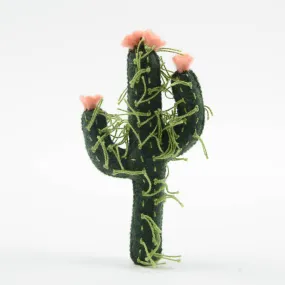 Dark Green Majestic Saguaro Cactus Ornament