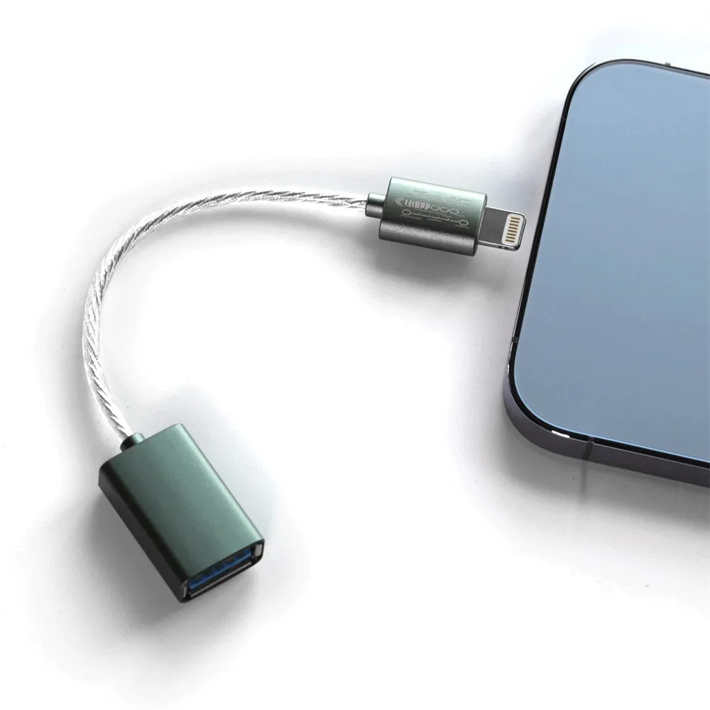 DD ddHiFi MFi06F Lightning to USB-A Female USB OTG Adapter Cable