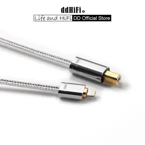 DD ddHiFi TC09BL Lightning To USB-B HiFi Audiophile Cable