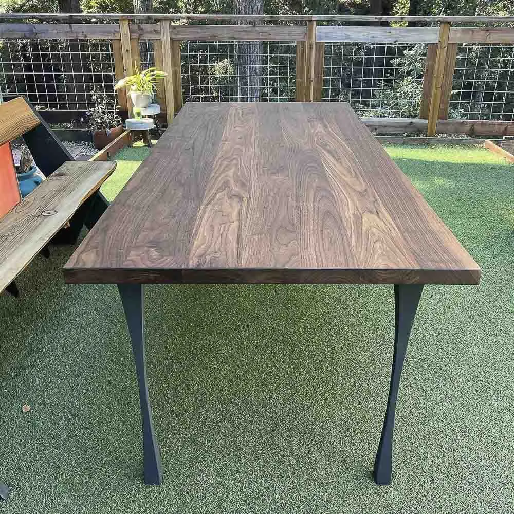 Desk Legs 501 Snello 28H Metal Handmade Modern Table Legs